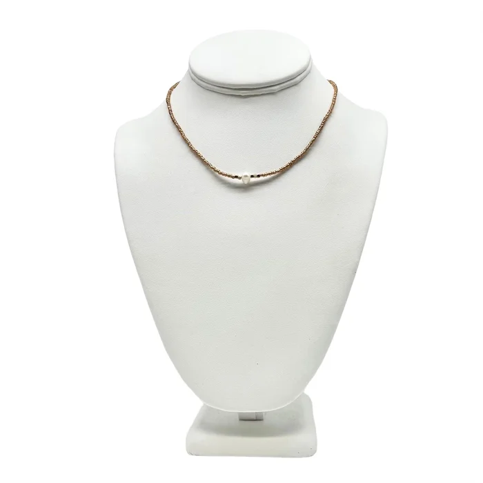 Freshwater Pearl Beaded Necklace