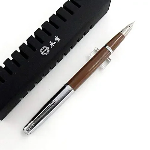 genric Glare Collection Wing Sung 601A Solid Coco Vacumatic Fountain Pen Piston Type Silver Cap