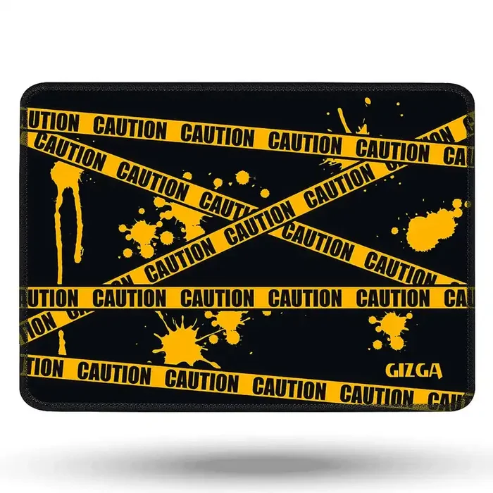 Gizga Large Gaming Mouse Pad with Smooth Mouse Control Mercerized Surface Antifray Stitched Embroidery Edges Anti Slip Rubber Base for Computer Laptop 350 X 250 X 4Mm (G Mp8 L)