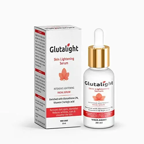 Glutalight Skin Lightening Serum with 2% Glutathione 1% Arbutin 3% Papaya Extract and 1% Kojic Acid for Rejuvenated and Youthful Skin – 30ml
