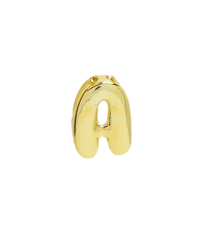 Gold Initial Slider Charm