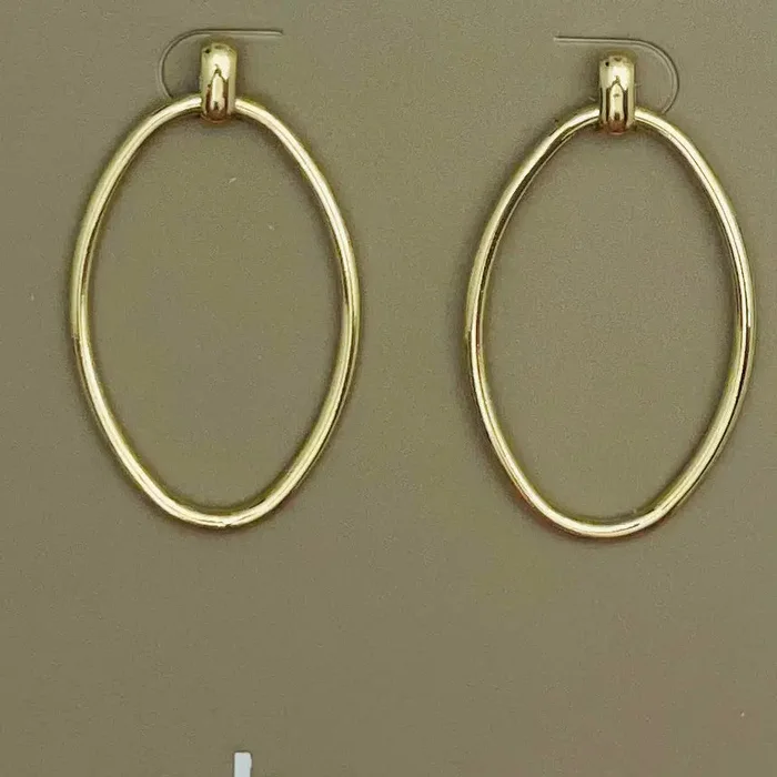 GOLD SIMPLE DANGLE EARRINGS