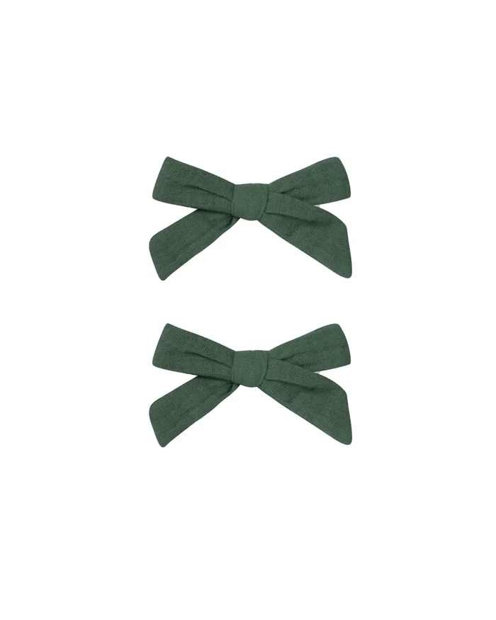 Green Bows (Set of 2)