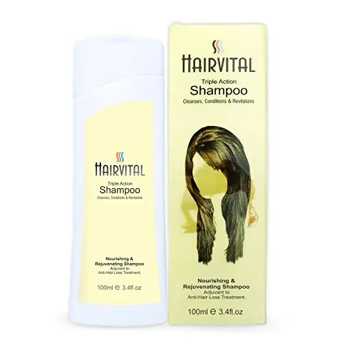Hairvital Shampoo and Conditioner with Goodness of Natural Aloe vera Jojoba oil & Vitamin E that Deeply Nourishes Dry Dull & Frizzy Hair Promotes Hair Growth & s Hair Damage – 100 ML