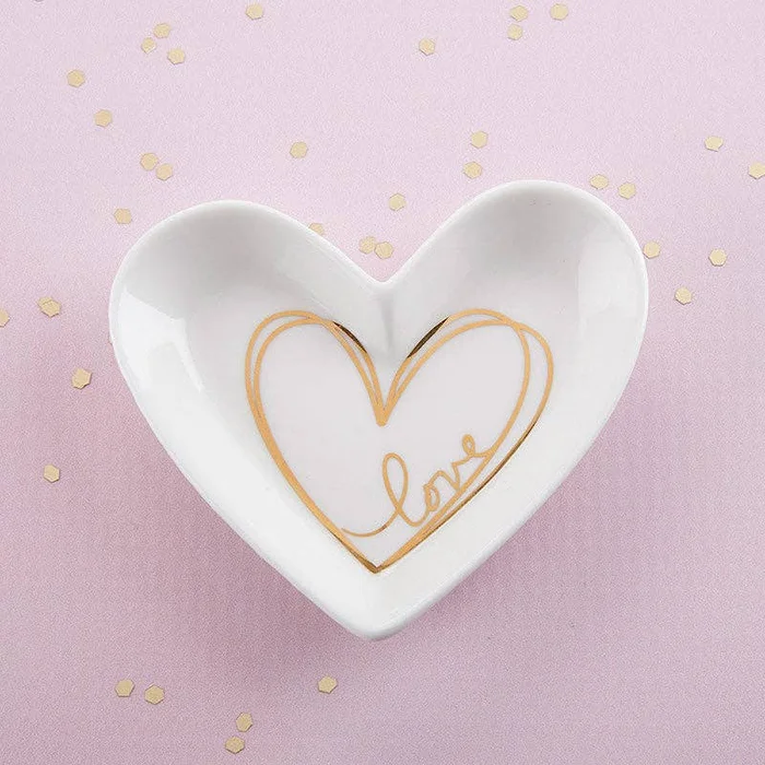 Heart Shaped Trinket Dish – Small