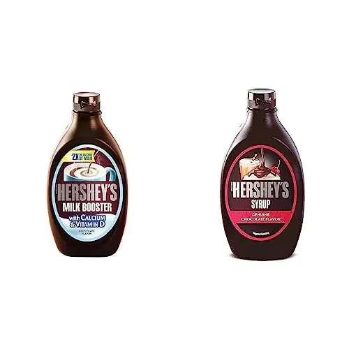 Hershey Milk Booster 450g and Hershey‘s Chocolate Syrup 623g