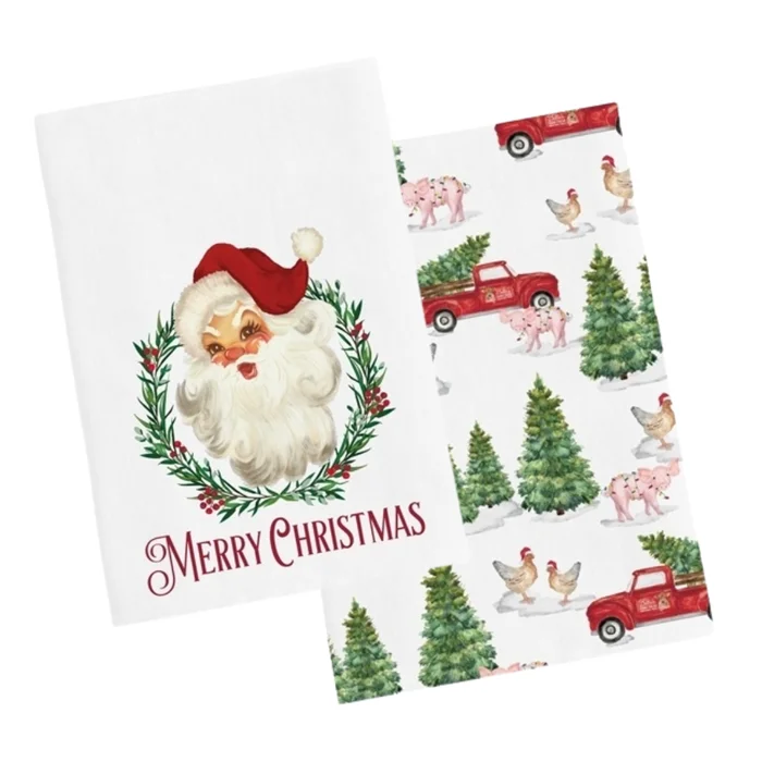 HOLIDAY TEA TOWEL