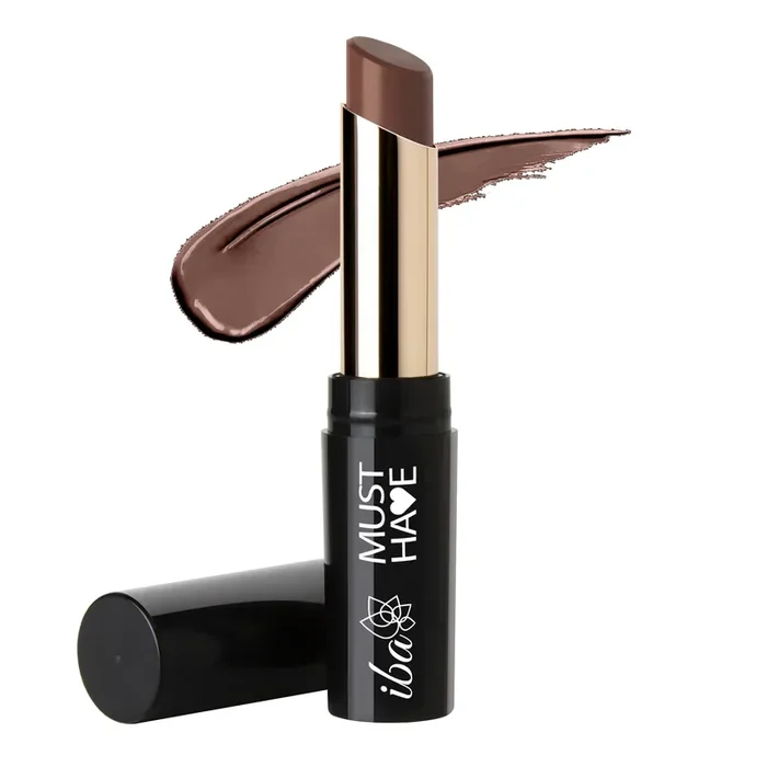 Iba Must Have Transfer Proof Ultra Matte Lipstick for Women – 03 Café Latte, 3.2g Enriched with Vitamin E and Cocoa Butter Lasts upto 8hrs Long Lasting & Matte Finish Smudge-Proof & Waterproof Lightweight & Highly Pigmented Hydrated Lips Lip M