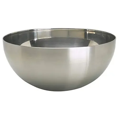 Ikea 301.660.51 Blanda Blank Serving Bowl Stainless Steel 8-Inch Silver 2 liter