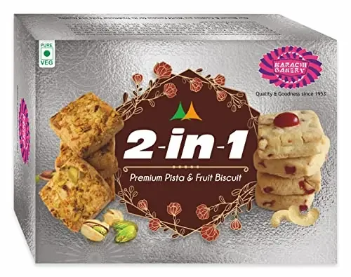 Karachi Bakery 2 In 1 Fruit +Premium Pista 400g