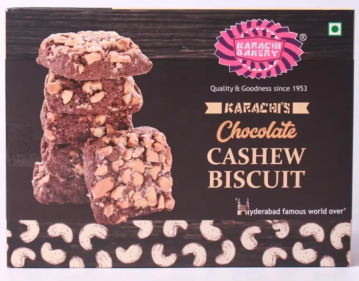 Karachi Bakery Chocolate Cashew Biscuits, 400g