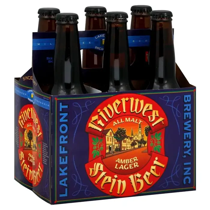 Lakefront Brewery Lakefront Riverwest Stein Beer Amber Lager Beer – 6pk/12 fl oz Bottles
