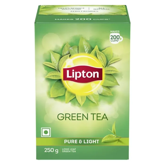Lipton Pure & Light Loose Green Tea Leaves 250 gram Pack All Natural Flavour Zero Calories – Improves Metabolism & Reduces Waist