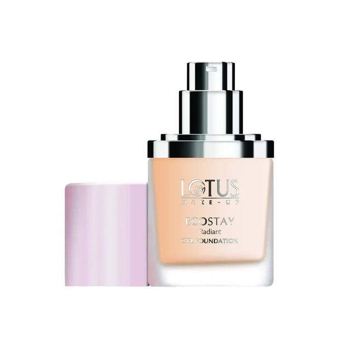 LOTUS MAKE-UP Ecostay Radiant Gel Medium Coverage Foundation For Normal Skin, Fawn, 30 Ml