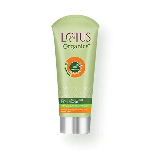 Lotus Organics+ divine Nourish Face WashSulphate Free gentle cleaning for all skin types 100 ml