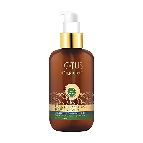 Lotus Organics+ Hair Fall Control Revitalizer Red Onion Sulphate & Hair Concentrate All Hair Types 100ml
