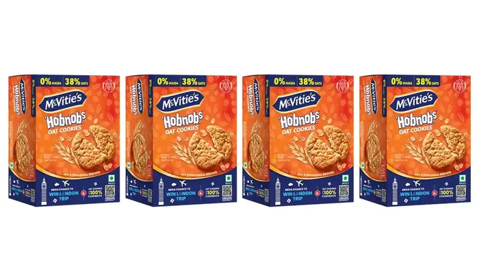 Mcvitie’s Hobnobs Cookies , 0% Maida & 38% Oats, 153.85 g (Pack of 4)