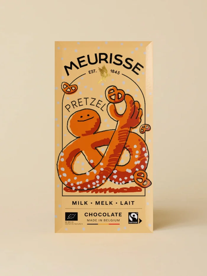 Milk Chocolate with Pretzels