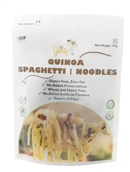 Mr. Yumty Quinoa Spaghetti / Noodles No Wheat, No Maida A rich source of Proteins and Fiber, 150g