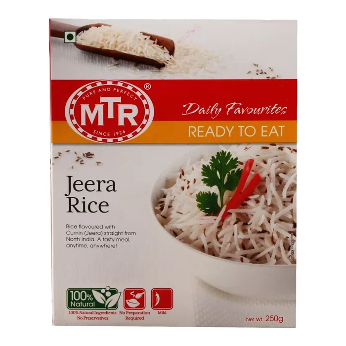MTR Ready to Eat – Jeera Rice, 250g Pack