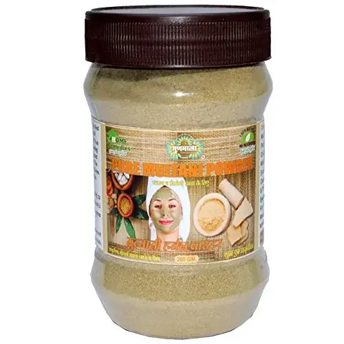 multani mitti face pack/clay/mad mask,For Gorgeous Glowing Skin Men & Women, Weight 300 Gm. Per Container, Qty. 1 Large Container Pack