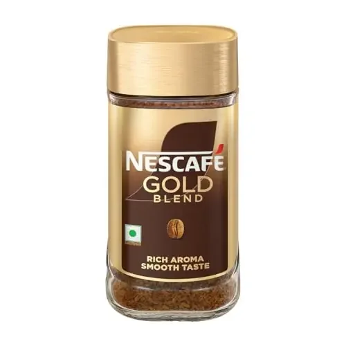 Nescafe Gold Instant Coffee Powder Premium Imported Coffee Freeze Dried Rich & Smooth Taste 50gm Jar