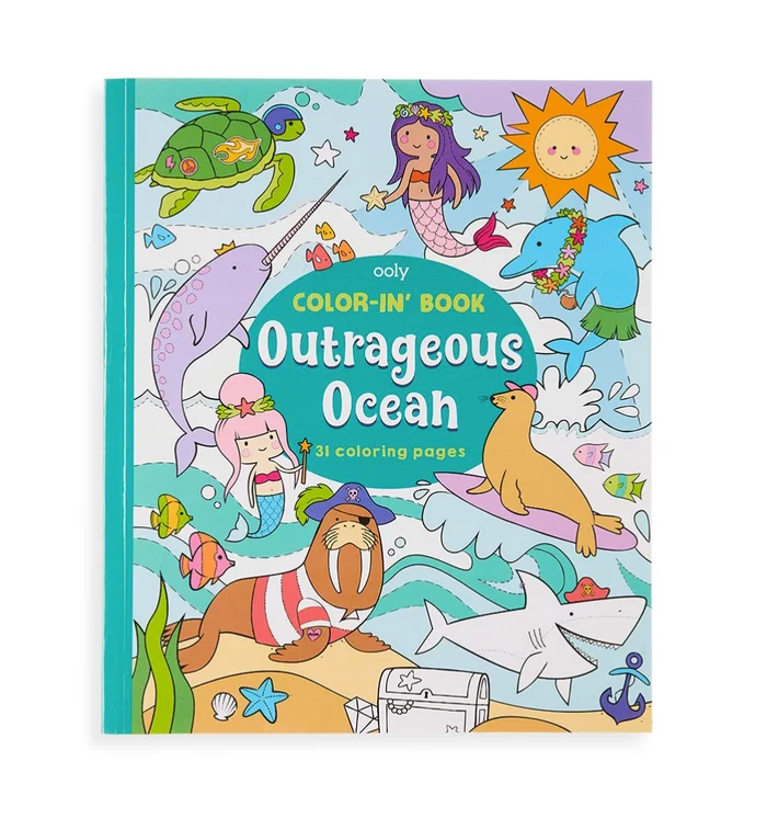 Outrageous Ocean Color-in’ Book