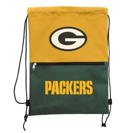 Packers FOCO Split Color Drawstring Bag