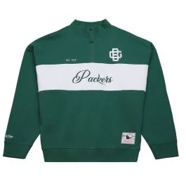 Packers Mitchell & Ness Womens GB 1/4 Zip