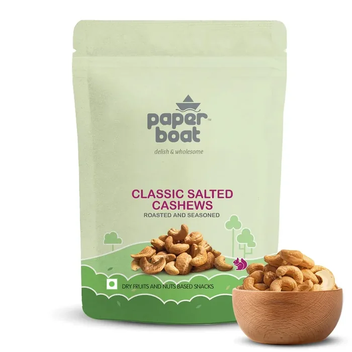 Paper Boat Classic Salted Cashews 200g Freshly Roasted