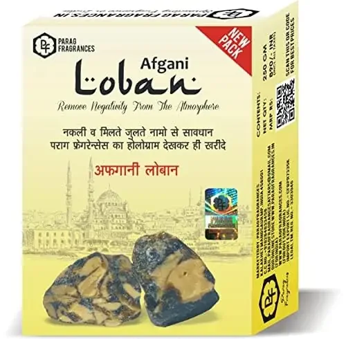 Parag Fragrances 100% Natural Resin Dhoop Sticks for Pooja Home Fragrance Hawan Air Purification and Meditation (Real Loban 140gm Dhoop)