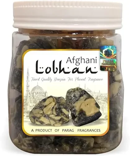 Parag Fragrances Afgani Loban/Benzoin (Pure Natural & Grade 1) Benzoin Frankincense for Dhoop or Medition (250gm)