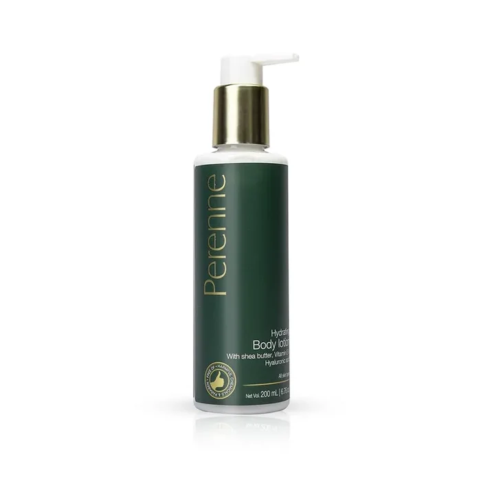 Perenne Hydrating Body Lotion with Shea Butter, Vitamin E and Hyaluronic Acid (200 ml)