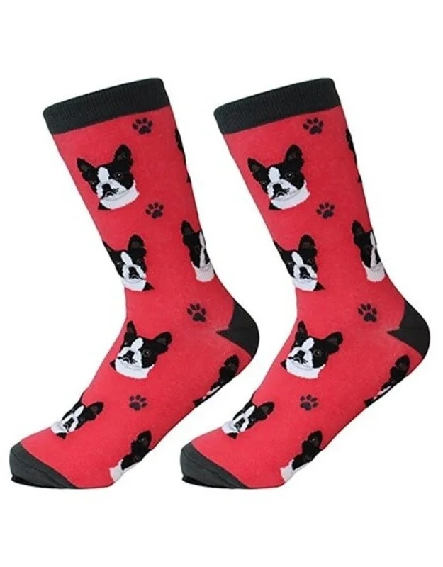 Pet Lover Unisex Socks-Boston Terrier