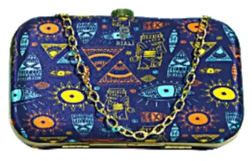 PIALI Clutch bags, Deep Blue