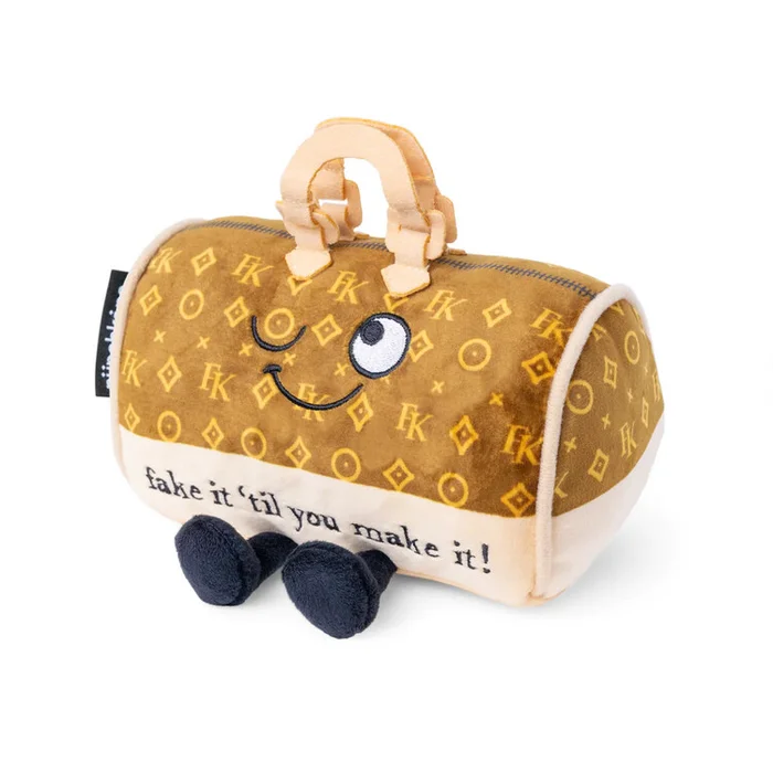 Plush Handbag- Fake It ’til You Make It