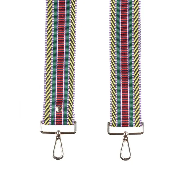 Pom Pom Strap Red & Yellow Mix