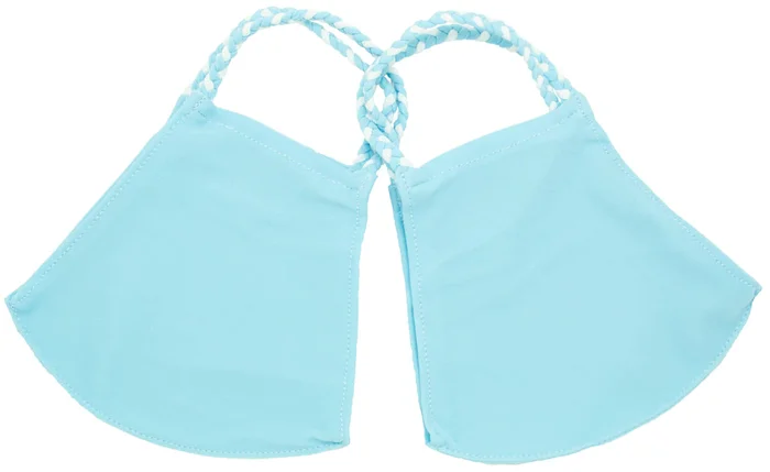 POMCHIE MASKS, LIGHT BLUE WITH WHITE