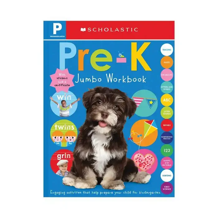 Preschool Jumbo Workbook Scholastic Early Learners (Jumbo Workbook) – (Paperback)
