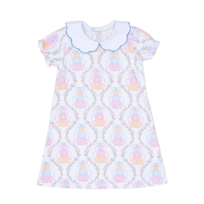 PUMPKIN TRELLIS PRESLEY KAIT DRESS