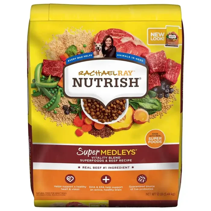 Rachael Ray Nutrish Vitality Blend Superfoods & Beef Dog Food