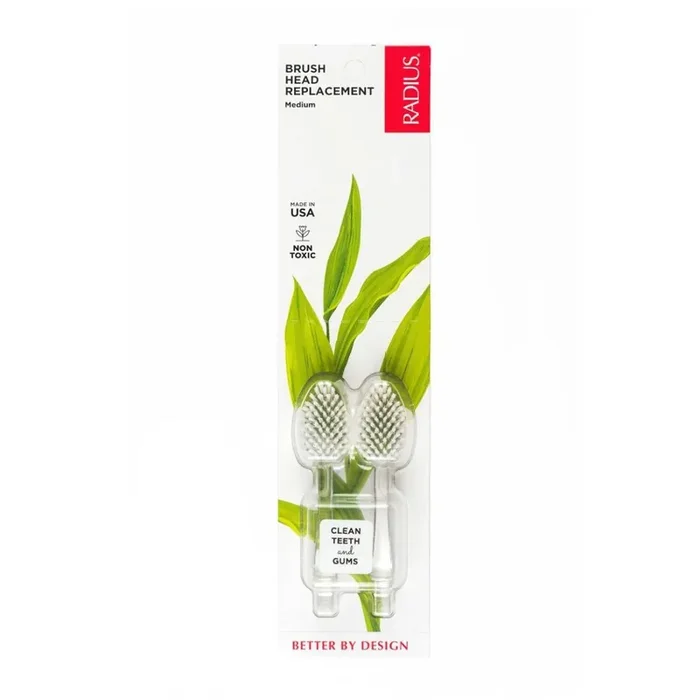 Radius Toothbrush Replacement Head Med Ium