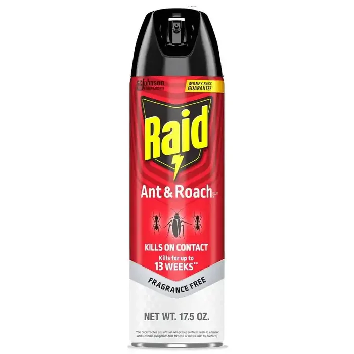 Raid Ant and Roach Killer Bug Spray – Fragrance Free – 17.5oz