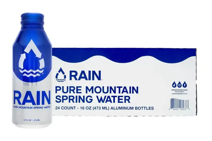 Rain Pure Mountain Spring Water – 16 oz