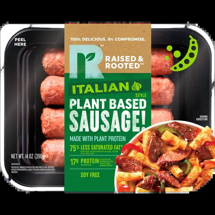 Raised & Rooted™ Plant Based Italian Style Sausage Links, 14 oz