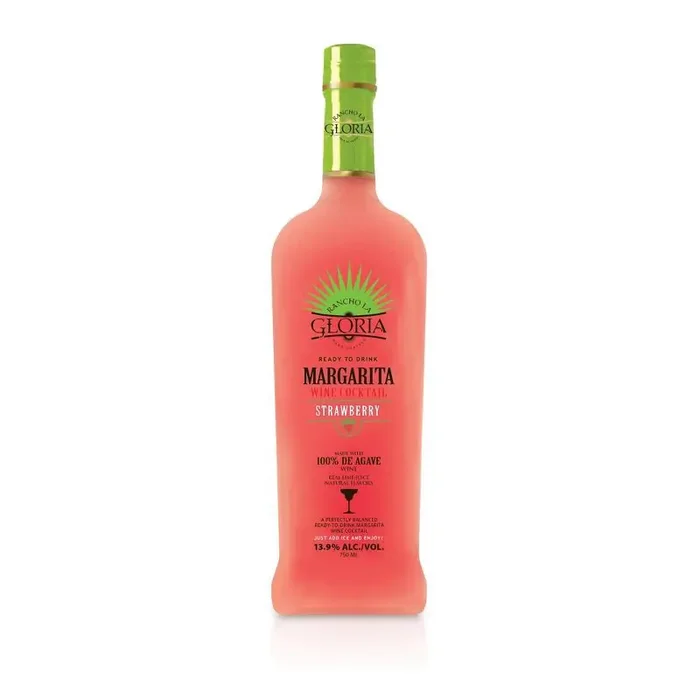 Rancho La Gloria Strawberry Margarita Wine Cocktail – 750ml Bottle