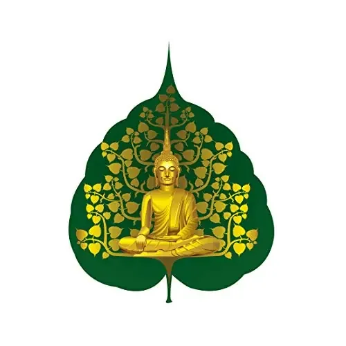 Rangoli Vinyl Modern Art Wall Sticker 1.96 x 20.86 x 1.96 Inches Multicolour (Model Number Modern Art472)