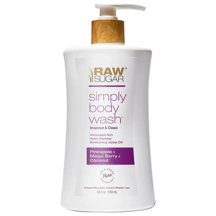 Raw Sugar Body Wash Pineapple + Maqui Berry + Coconut