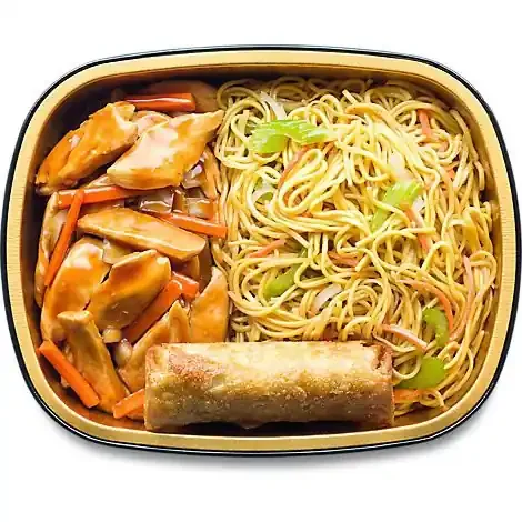 Ready Meals Teriyaki Chicken W/chow Mein & Egg Roll – EA