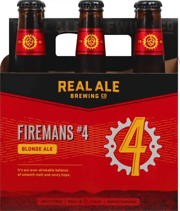 Real Ale Brewing Beer 6 ea